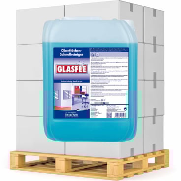 Dr. Schnell Glasreiniger GLASFEE, gebrauchsfertig 1 Palette = 60 Kanister à 10 Liter - Bild-Darstellung des Produktes 1