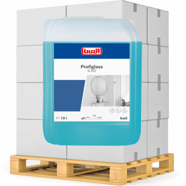 Buzil Glasreiniger Profiglass G 522 1 Palette = 60 Kanister à 10 Liter - Bild-Darstellung des Produktes 1