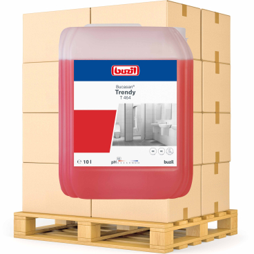 Buzil Sanitärreiniger Bucasan® Trendy T 464 1 Palette = 60 Kanister à 10 Liter - Bild-Darstellung des Produktes 1