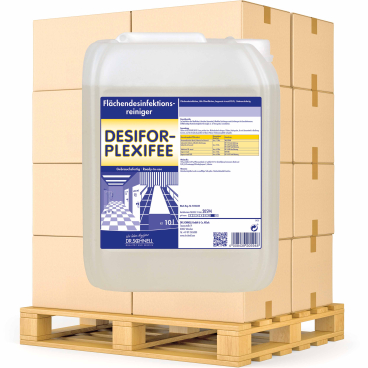 Dr. Schnell Flächendesinfektion DESIFOR-PLEXIFEE, gebrauchsfertig 1 Palette = 60 Kanister à 10 Liter - Bild-Darstellung des Produktes 1