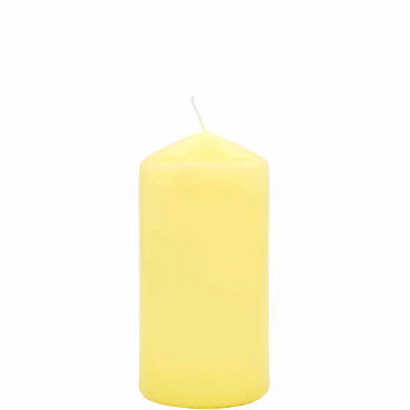 Tischkerze, gelb 1 Stück, ca. 30 Stunden Brenndauer - Bild-Darstellung des Produktes 1