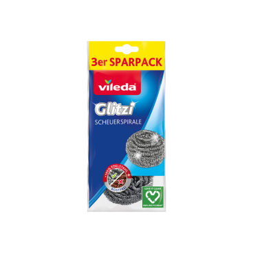 Vileda Glitzi Scheuerspirale 1 Packung = 3 Stück - Bild-Darstellung des Produktes 1