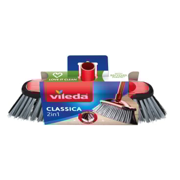 Vileda Classica Zimmerbesen 2in1  1 Packung = 1 Stück - Bild-Darstellung des Produktes 1
