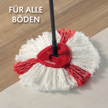 1 Ersatz-Schrubber Für Vileda Turbo Spin EasyWring – Feste Nylonborsten, Für Boden & Fliesen