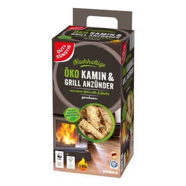 Öko Kamin & Grill Anzünder 1 kg - Packung - Bild-Darstellung des Produktes 1