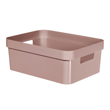 Curver INFINITY RECYCLING Box 11 L 1 Karton = 6 Boxen, Farbe: rosa - Bild-Darstellung des Produktes 1