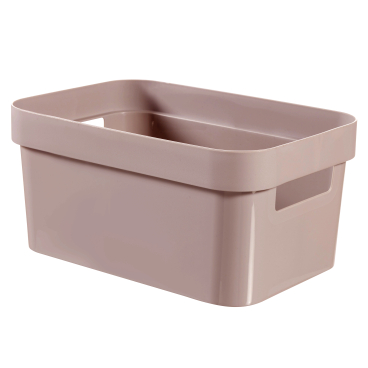 Curver INFINITY RECYCLING Box 4,5 L 1 Karton = 5 Boxen, Farbe: rosa - Bild-Darstellung des Produktes 1