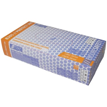 NITRAS PROTECT 300 Nitril Einmalhandschuhe, lila 1 Packung = 100 Stück, Größe S - Bild-Darstellung des Produktes 1