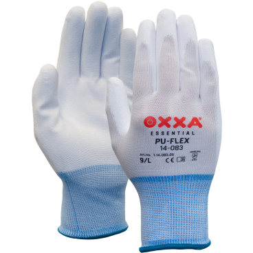 OXXA® Essential PU-Flex Arbeitshandschuhe, weiß 1 Packung = 12 Paar, Größe 7 - Bild-Darstellung des Produktes 1
