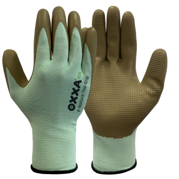 OXXA® Premium Eco E-Nature-Top-Grip 52-050 Arbeitshandschuhe 1 Karton = 144 Paar, Größe 9 - Bild-Darstellung des Produktes 1