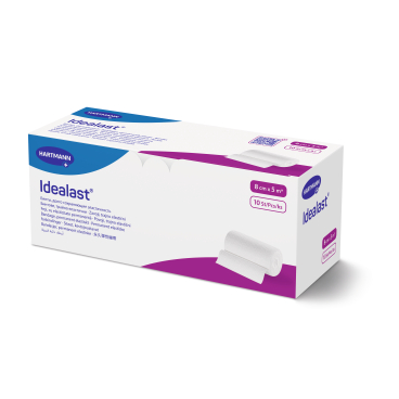 Idealast® dauerelastische Binden, 8 cm x 5 m, waschbar 1 Karton = 15
Packungen à 10 Stück, lose - Bild-Darstellung des Produktes 1