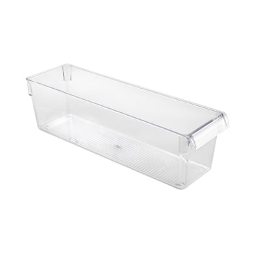 Metaltex Frigo Kühlschrank Organizer, transparent – Größe: L 37 x B 10 x H 10 cm, klein