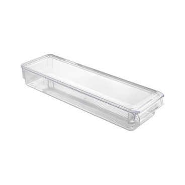 Metaltex Frigo Organizer mit Deckel, transparent Größe: L 37 x B 10 x H 5 cm - Bild-Darstellung des Produktes 1
