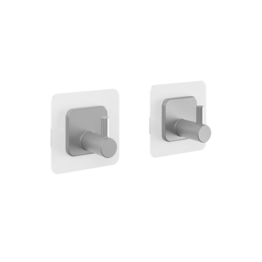 Metaltex U-Fix Hafthaken 2er Set 3 x 3 cm Maße: B 3 x H 3 cm - Bild-Darstellung des Produktes 1