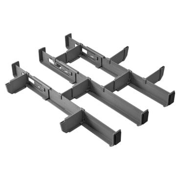 Metaltex Multi-Fit PLUS Schubladen-Organizer Maße: B 8,5-13 x L 39-49 cm - Bild-Darstellung des Produktes 1