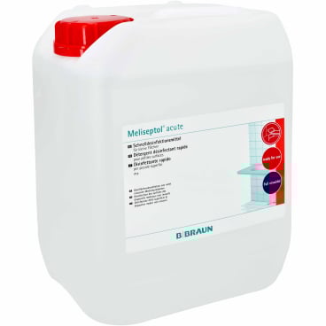 B. Braun Flächendesinfektionsmittel Meliseptol® acute, parfümfrei 5 Liter - Kanister - Bild-Darstellung des Produktes 1