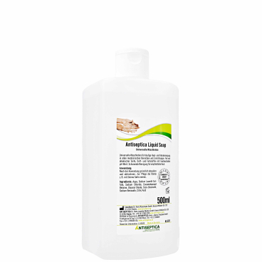 Antiseptica Waschlotion Liquid Soap 0,5 Liter - Flasche - Bild-Darstellung des Produktes 1
