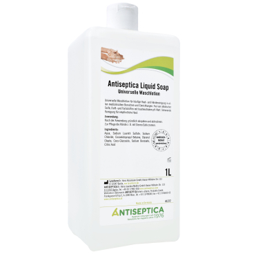 Antiseptica Waschlotion Liquid Soap 1 Liter - Flasche - Bild-Darstellung des Produktes 1