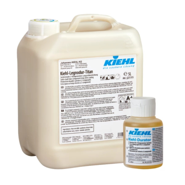 Kiehl Bodenbeschichtung Legnodur-Titan 2.0, 2-teiliges Set 1 Set bestehend aus 1 x 5 Liter - Kanister + 100 ml Kiehl-Durator - Bild-Darstellung des Produktes 1