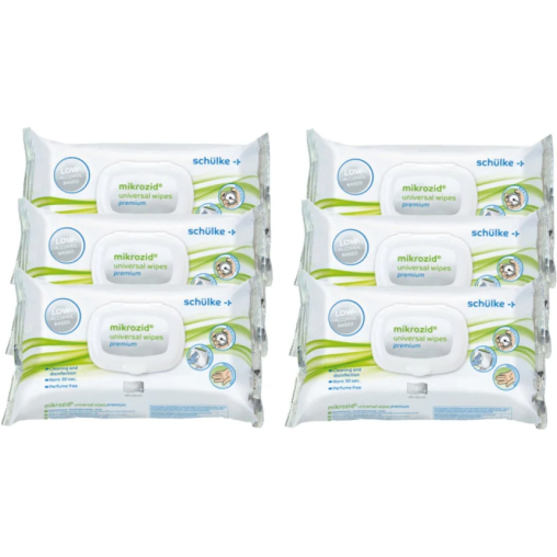 Produktbild: Schülke mikrozid® universal wipes Desinfektionstücher Aktion