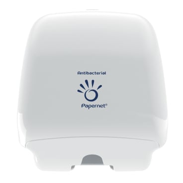 Papernet Toilettenpapierspender, antibakteriell, weiß Maße (B x H x L): 14,5 x 16,6 x 14,7 cm - Bild-Darstellung des Produktes 1