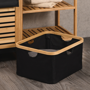 Kesper Aufbewahrungskorb, schwarz Maße (B x H x T): 54,5 x 50 x 33 cm kaufen