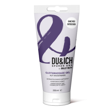 DU&ICH by BILLY BOY – Gleit & Massagegel, 200 ml 200 ml - Tube - Bild-Darstellung des Produktes 1