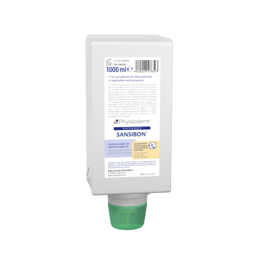 Physioderm® Sansibon Hautschutzcreme 1000 ml - Faltflasche (1 Karton = 6 Flaschen) - Bild-Darstellung des Produktes 1