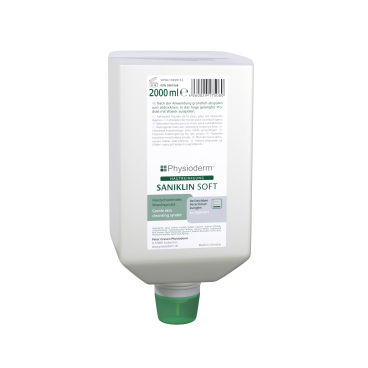 Physioderm® Saniklin Soft Hautreinigungscreme 2 Liter - Faltflasche (1 Karton = 6 Flaschen) - Bild-Darstellung des Produktes 1