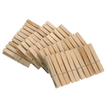 WENKO Wäscheklammern Holz, 50-teilig 1 Stück - Bild-Darstellung des Produktes 1