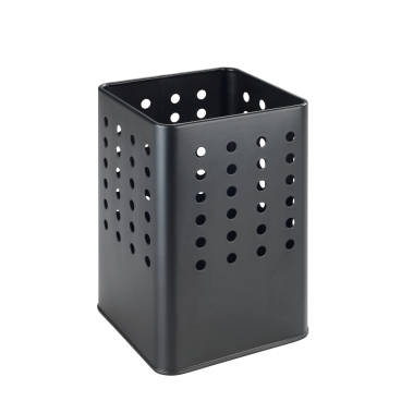 WENKO Utensilienhalter Silio Schwarz, In modernem matten Schwarz 1 Stück - Bild-Darstellung des Produktes 1