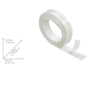 WENKO Abdichtband knickbar Transparent, 320 x 2,2 cm 1 Stück - Bild-Darstellung des Produktes 1