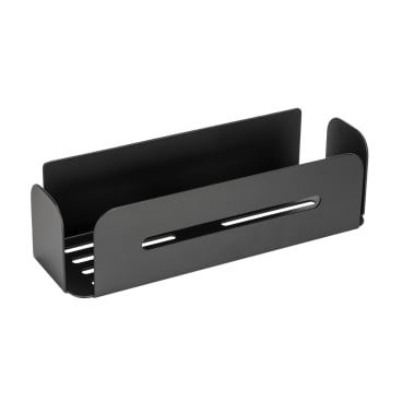 WENKO Turbo-Loc® Wandablage Bivio Black matt, aus Aluminium 1 Stück - Bild-Darstellung des Produktes 1