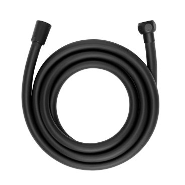 WENKO Design Duschschlauch matt 175 cm, Verdrehschutz 1 Stück, Farbe: Schwarz - Bild-Darstellung des Produktes 1