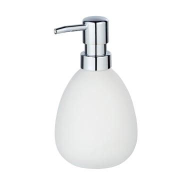 WENKO Seifenspender Polaris Weiß matt, Keramik, 390 ml 1 Stück - Bild-Darstellung des Produktes 1