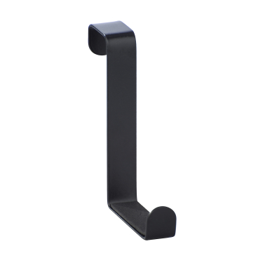 WENKO Türgarderobenhaken Schwarz matt 4er Set, aus Stahl 1 Set - Bild-Darstellung des Produktes 1