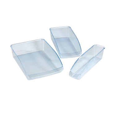 WENKO Kühlschrank-Organizer 3-teiliges Set, ineinander stapelbar 1 Stück - Bild-Darstellung des Produktes 1