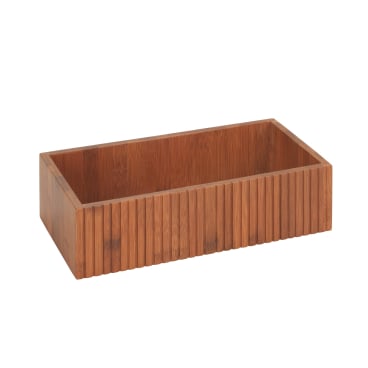 WENKO Aufbewahrungsbox Mera, aus geräuchertem Bambus 1 Stück - Bild-Darstellung des Produktes 1