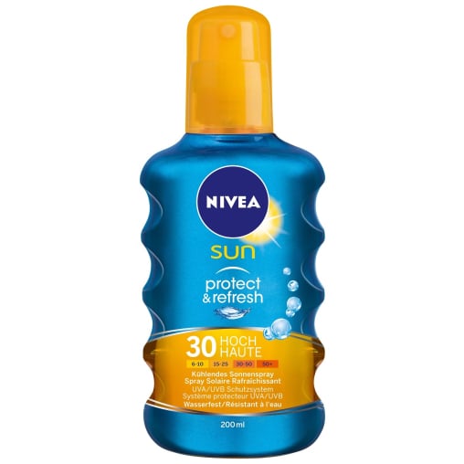 NIVEA® Sun Schutz & Frische transparentes Sonnenspray
