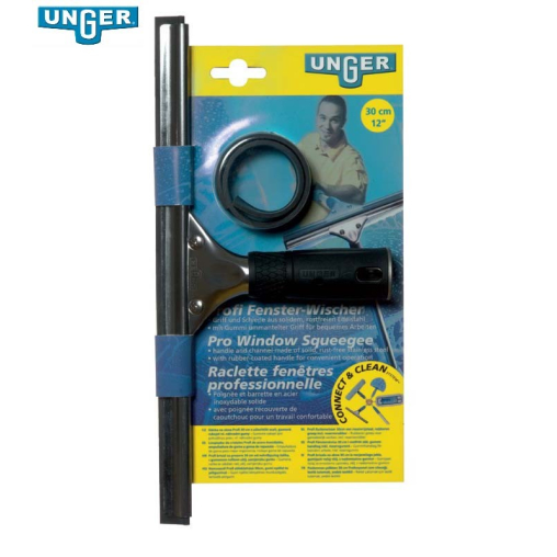 UNGER Consumer Edelstahl Fensterwischer Plus