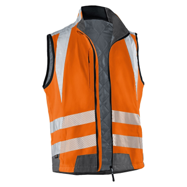 Kübler® Warnschutz-Weste REFLECTIQ, warnorange/anthrazit 1 Stück, Größe: 3XL - Bild-Darstellung des Produktes 1