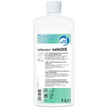 Dr. Weigert triformin® safeDIS Händedesinfektionsmittel 1 Liter - Flasche - Bild-Darstellung des Produktes 1