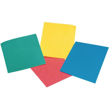 Meiko Schwammtücher, feucht, silikonfrei, 25 x 31 cm 1 Packung = 10 Tücher, Farbe: blau - Bild-Darstellung des Produktes 1