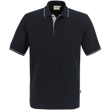 HAKRO® Contrast Polo-Shirt Casual, schwarz 1 Stück, Größe: XL - Bild-Darstellung des Produktes 1