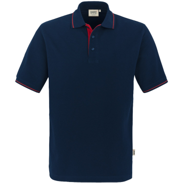 HAKRO® Contrast Polo-Shirt Casual, tinte 1 Stück, Größe: XL - Bild-Darstellung des Produktes 1
