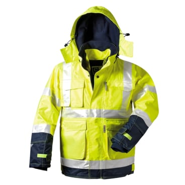 elysee® Warnschutz Jacke 2-in-1 BENJAMIN, gelb/marine 1 Stück, Größe: 3XL - Bild-Darstellung des Produktes 1