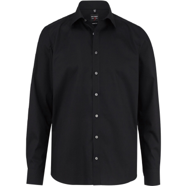OLYMP® Hemd LEVEL FIVE body fit, langarm schwarz 1 Stück, Größe: 44 - Bild-Darstellung des Produktes 1