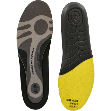 HAIX® Einlegesohle Soft, Schwarz/Gelb 1 Paar, Größe: UK 9.5 (EU 44) - Bild-Darstellung des Produktes 1