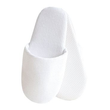Hygostar® Waffle Slipper aus Baumwolle, geschlossen, bedruckbar 1 Packung = 1 Paar, Länge: 28 cm - Bild-Darstellung des Produktes 1
