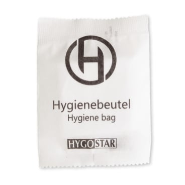 Hygostar® Hygienebeutel, im Verkaufs-Tray, reißfestes LDPE 1 Packung = 100 Stück - Bild-Darstellung des Produktes 1